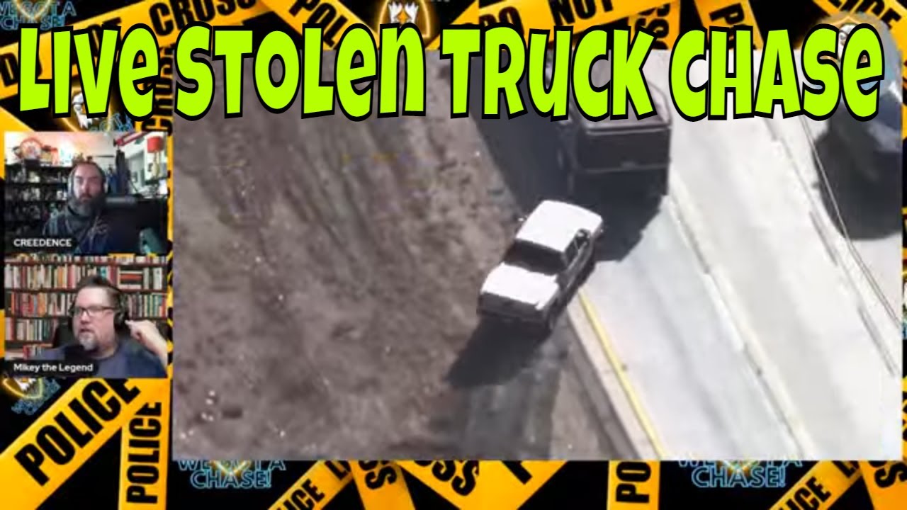 Live Stolen Truck Police Chase in LA - YouTube