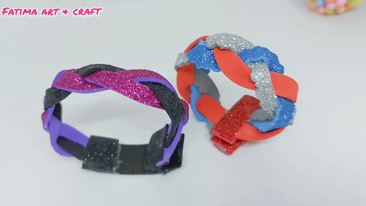 How to make foam sheet bracelet