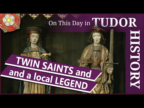 October 25 - Twin saints and a local legend
