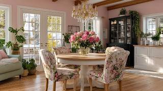 Cozy Feminine Cottage Tour | Romantic Soft Pink Vintage Inspired Home screenshot 5