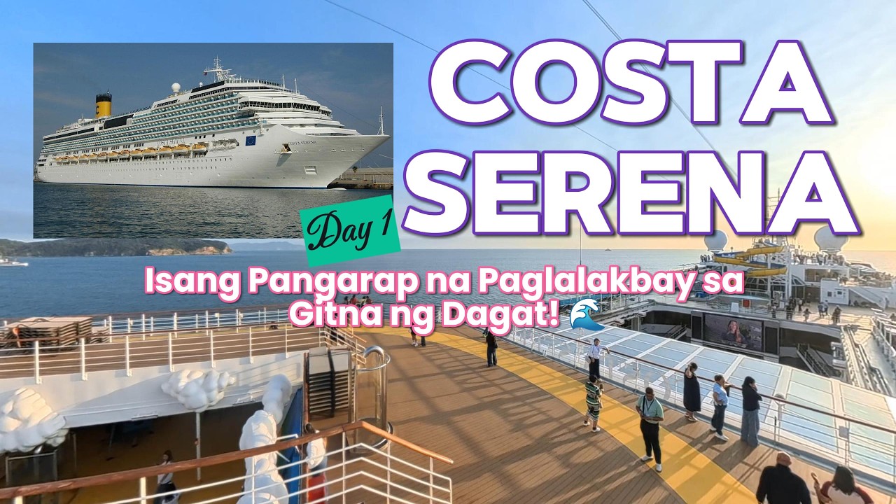 COSTA SERENA CRUISE: Is It REALLY Worth It? Day 1
