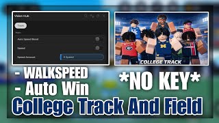 BEST ROBLOX COLLEGE TRACK AND FIELD SCRIPT | INFINITE STAMINA | AUTO WIN | WALKSPEED | PASTEBIN 2026