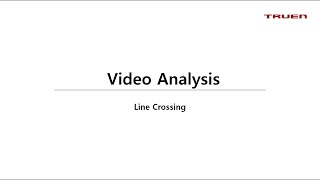 Video Analysis - Line Crossing