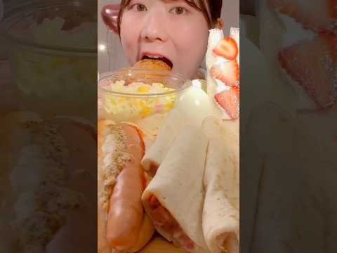 Convenience Store Food 😋 MIYU ASMR #asmr #asmreating #asmrfood #mukbang #miyuasmr