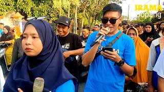 NIA DIRGHA SAMA PENONTON MENIKMATI SEKALI LAGU CINCIN KEPALSUAN MUSIK JALANAN IRAMA DOPANG