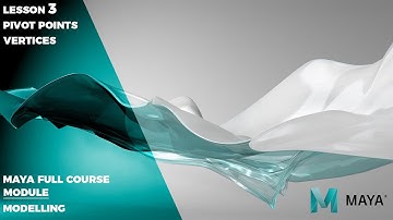 Lesson 3 | Autodesk Maya full course | Vertices | Modelling | English