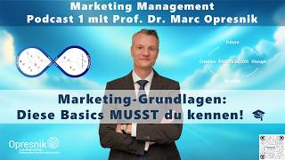 Marketing explained simply: What you really need to know! | Podcast 1 with Prof. Opresnik 🎓