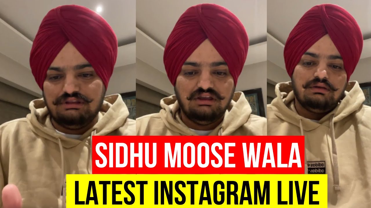 SIDHU MOOSE WALA Latest Instagram Live Talking About Why He Joined CONGRESS Party
