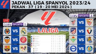 Jadwal Liga Spanyol Pekan 37 - Villarreal vs Real Madrid , Barcelona vs Vallecano | Laliga 2023/2024