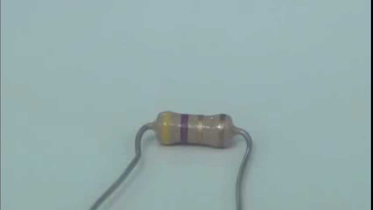 Resistor Color Code - YouTube