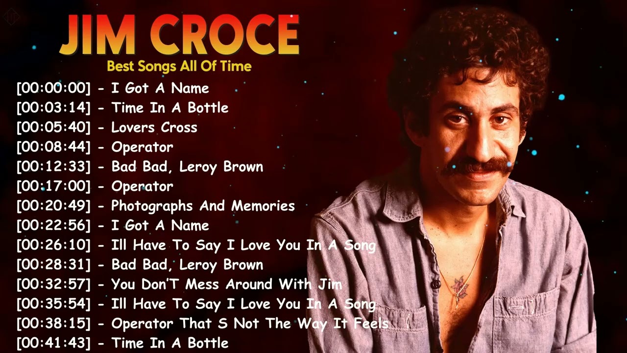 Jim Croce Best Songs 2026 – Timeless Folk Rock Classics to Relax and Reflect