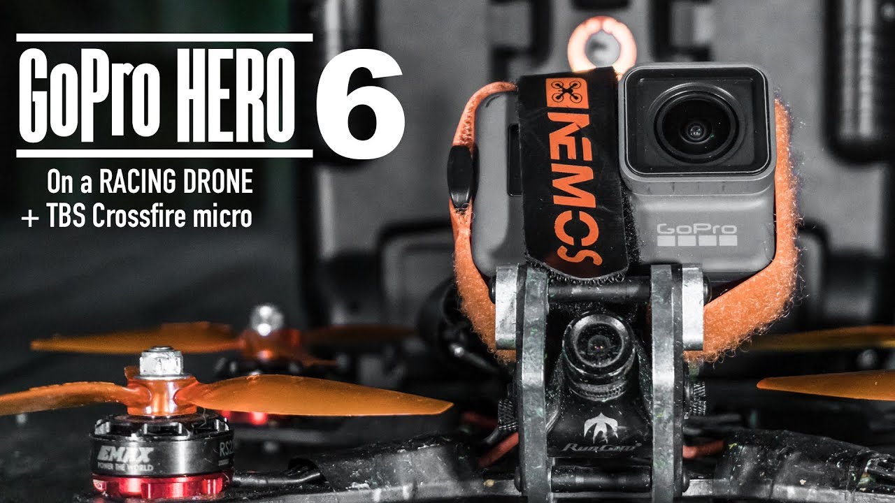 Gopro Hero 6 On A Racing Drone Tbs Crossfire Micro Testing Youtube Gopro Gopro Drone Gopro Karma Drone
