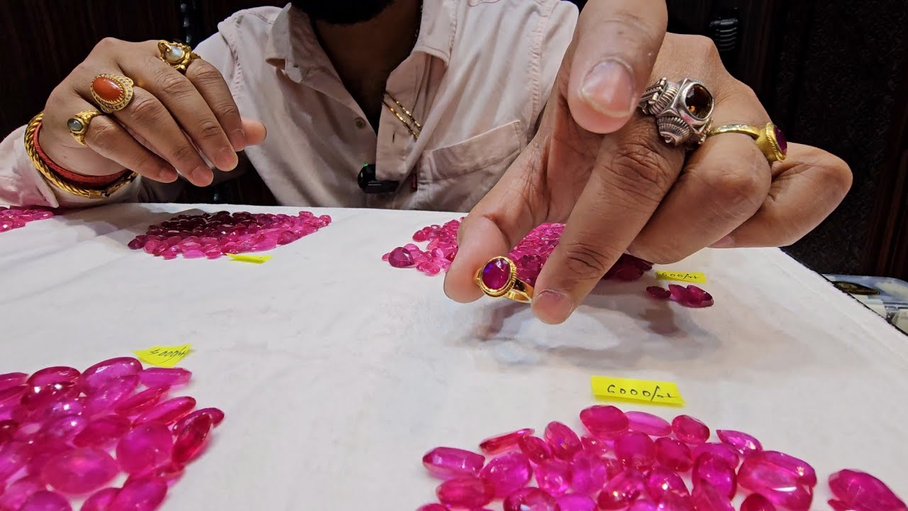 Mozambique Ruby Different Quality Collection Full Price Details || Gold Ring With Ruby Stone 😱