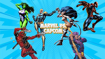 Nova, Deadpool and She Hulk VS Felicia, Hawkeye and Spider Man #marvel #capcom #marvelcomics