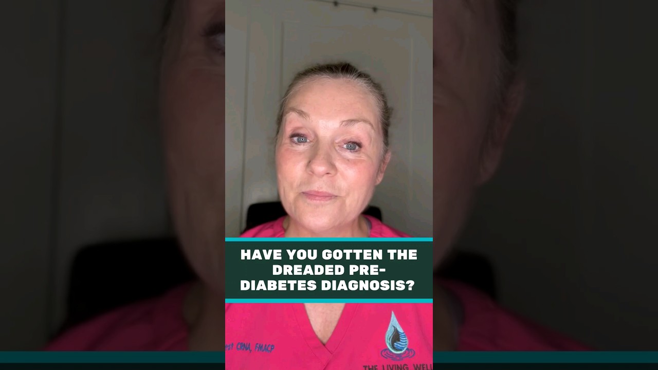Have you gotten the dreaded pre-diabetes diagnosis? 