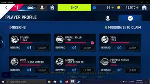 Fixed   target window is not selected Bandicam Asphalt9,can