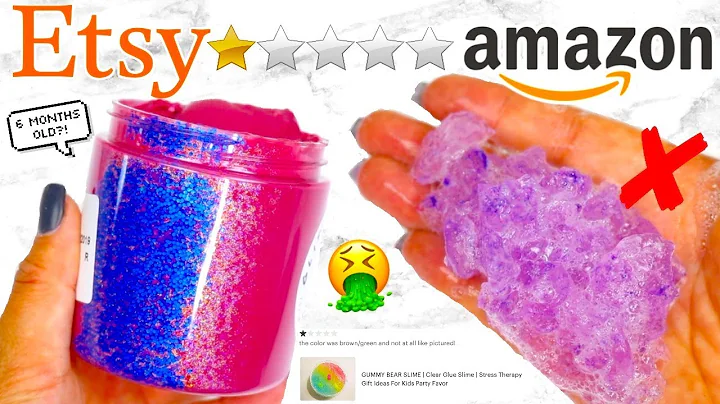 The Worst Rated Etsy and Amazon Slimes: Scammed Again?