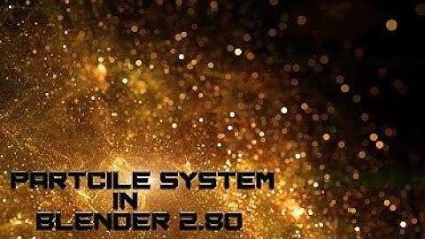 Particle system in Blender 2.8 | Blender 2.8 | Eevee | R animation studios