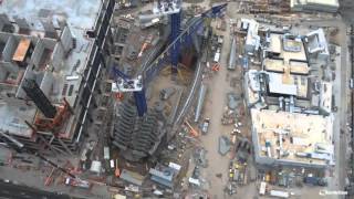 Time lapse video: Building the Oculus at the World Trade Center Transportation Hub