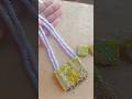 হাতে বানানো jewellery  making sat at home #art  necklace #youtubeshorts # diy# vairal #shortvideo