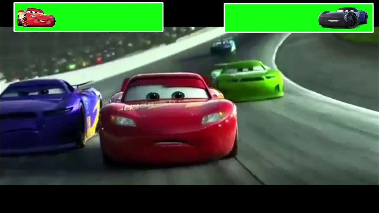 Cars 3 Lightning Mcqueen Crash with healthbars YouTube
