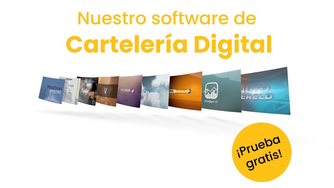 Como funciona el software de Cartelería Digital de SignageControl + Prueba Gratis
