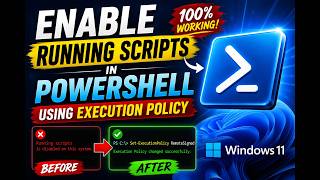 How to Enable Running Scripts in PowerShell Using Execution Policy on Windows 11 Run Python Script In Windows Powershell