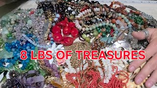 UNBOXING 8POUNDS OF ESTATE JEWELRY/ STERLING/SILVER GEMSTONES/VINTAGE COSTUME