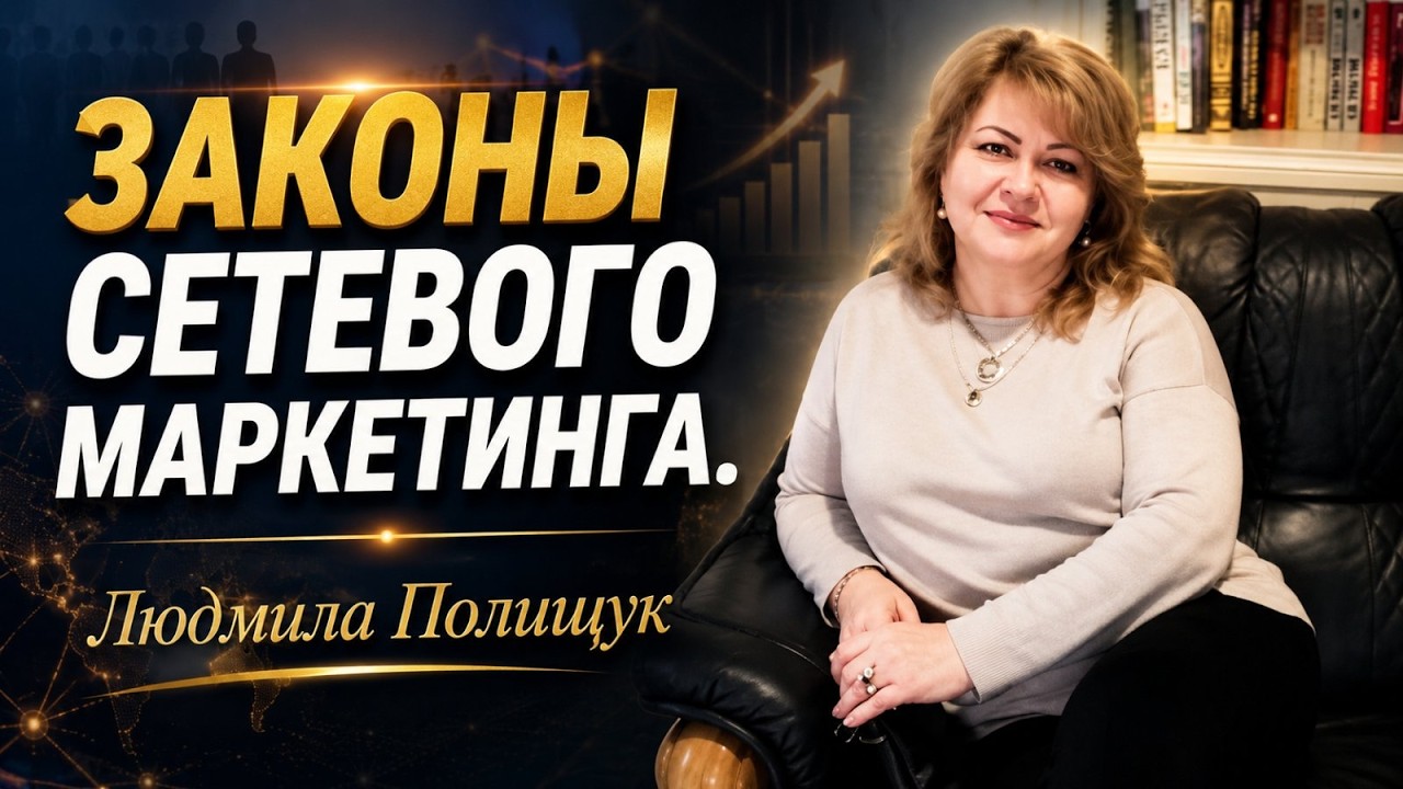 Законы сетевого маркетинга. Людмила Полищук — Transcript