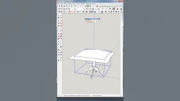 how to make a tablecloth in sketchup #woodworking #sketchup #shorts #clothing
