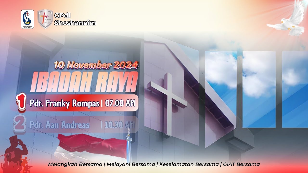 Ibadah Raya 1 - Pdt. Franky Rompas || Minggu, 10 November 2024 - YouTube