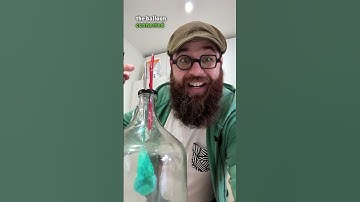 Inflate a balloon with a vacuum