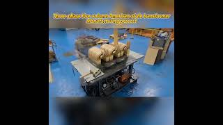 Manufacturing process of a three-phase five-column American-style transformer
