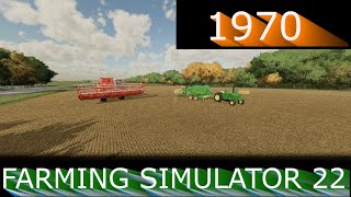 Harvesting and Baling Straw in the 1970s FS22