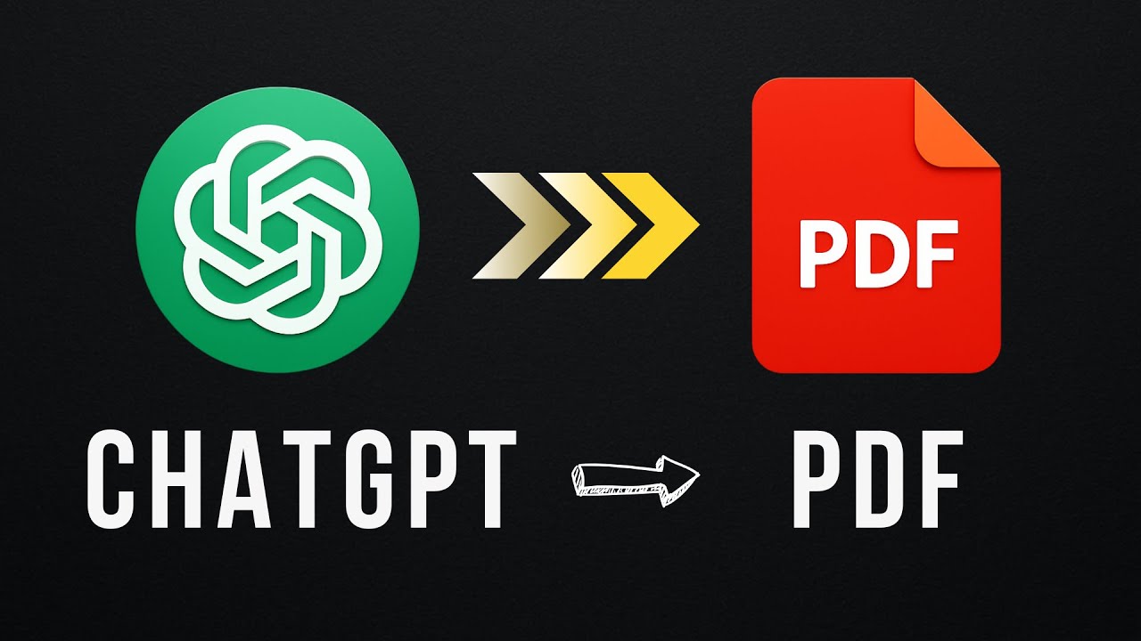 How to Convert ChatGPT to a Professional PDF (Free & Easy Method) - YouTube