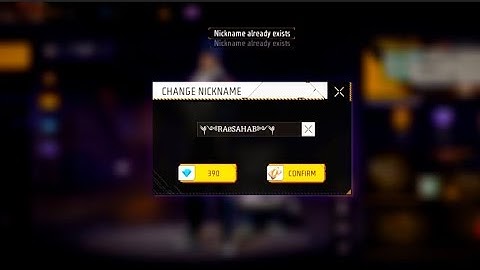 How To Fix Nickname Already Exists Problem 2023 || Free Fire Name Already Exists Problem 😢