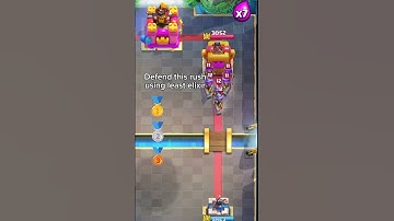 Defend this rush using least elixir #edit #memes