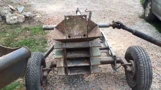 Home made jaw rock crusher