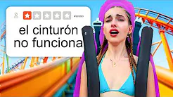 24 HORAS en un PARQUE de ATRACCIONES! *nuestra sobrina se desmaya*