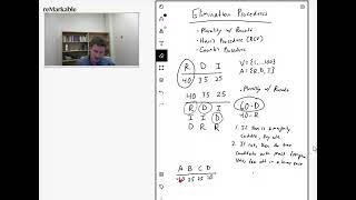 Voting Lecture 3: Elimination Procedures