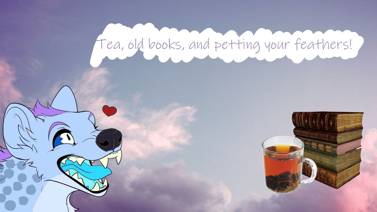 [Furry ASMR] Tea, Old Books, and Petting Your Feathers! [No Talking]