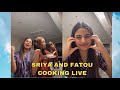 Sriya and fatou cooking live 240401