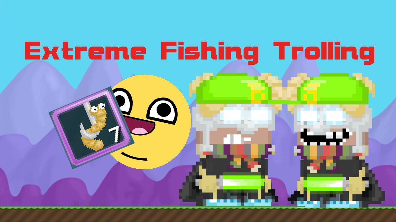 GROWTOPIA FISHING TROLLING ! VERY FUNNY! YouTube