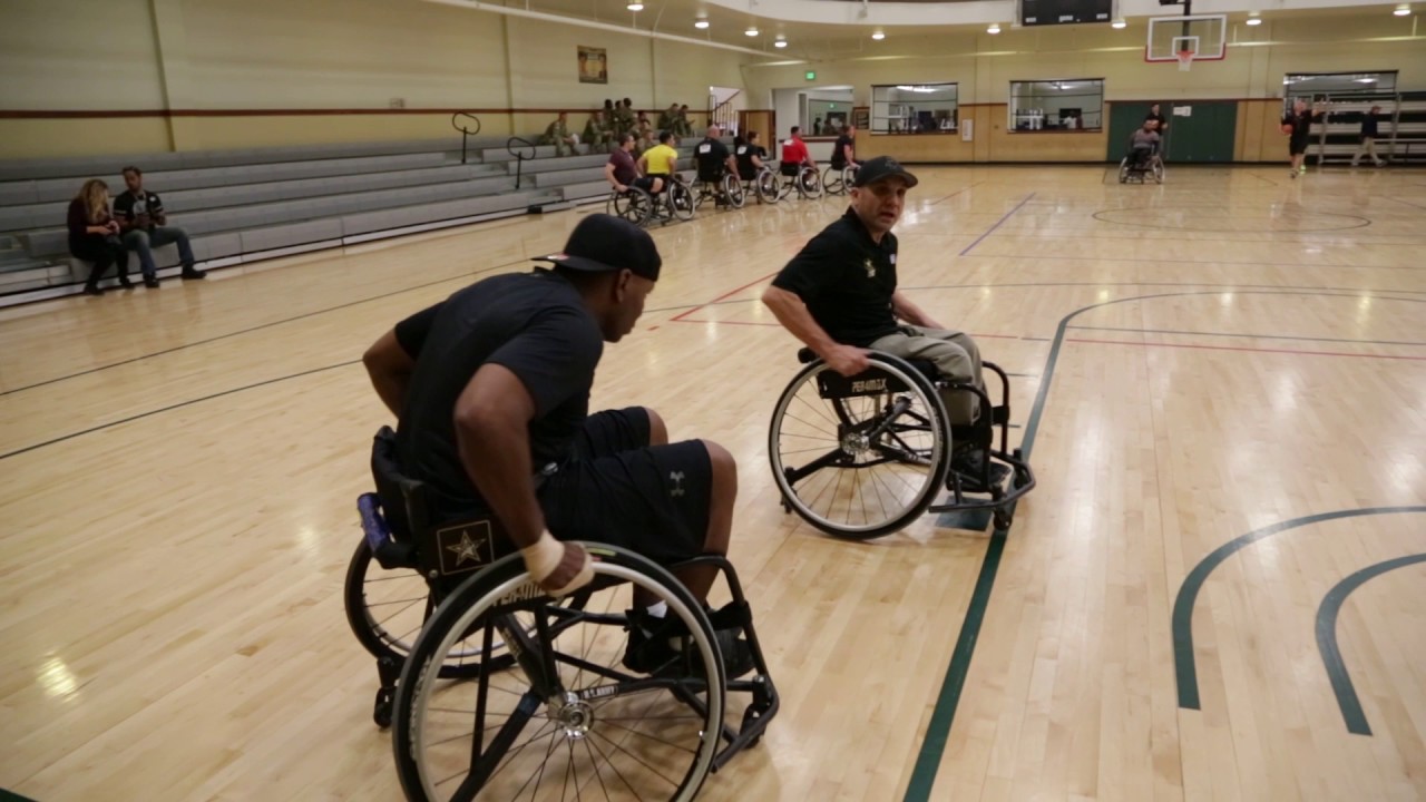 2017 Army Trials Wheelchair Basketball Training, March 30 YouTube