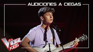 Video thumbnail of "Nacho López canta 'El sitio de mi recreo' | Audiciones a ciegas | La Voz Kids Antena 3 2023"