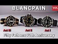 Blancpain fifty fathoms the art of diving since the early 1950s act i ii and iii in one
