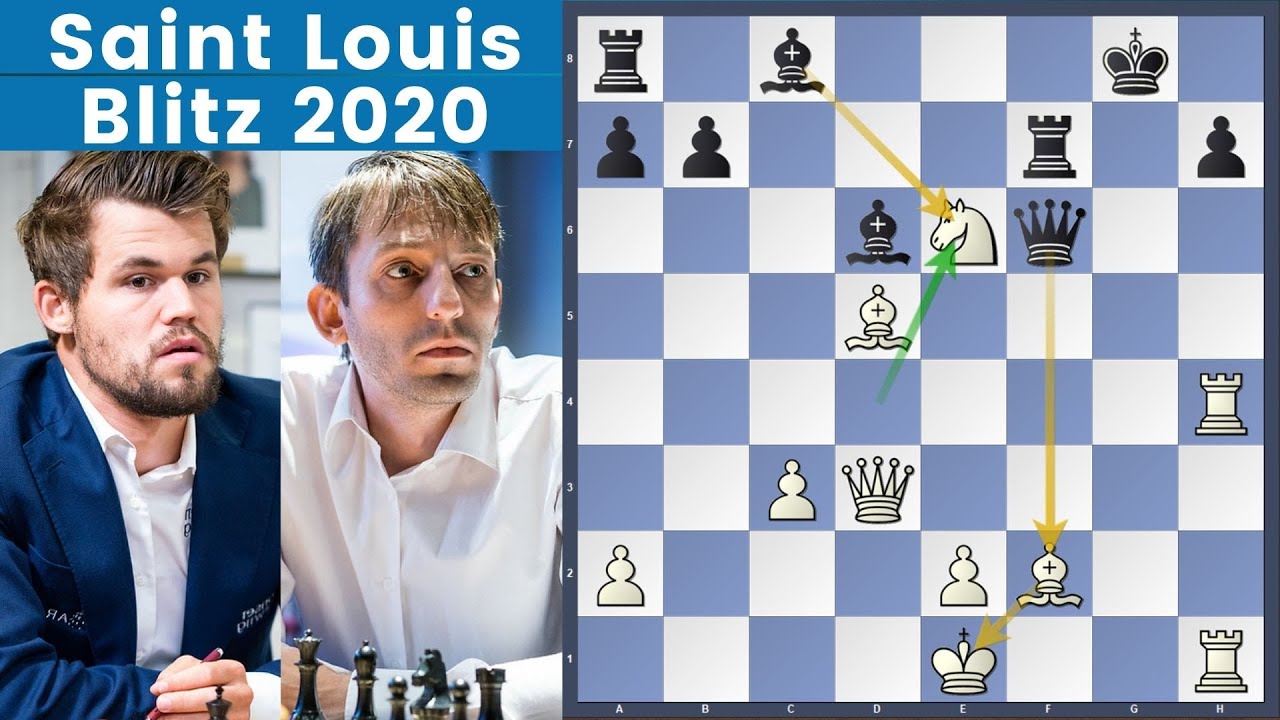 No Chance! - Carlsen vs Grischuk  Saint Louis Rapid & Blitz 2020
