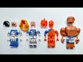 LEGO UNOFFICIAL FANTASTIC FOUR | REED RICHARDS - SUE STORM - JHONNY STORM - THING