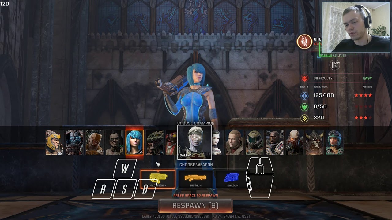 Триксы и распрыжка в Quake Champions от дефрагера w00dy: BLOOD RUN #04