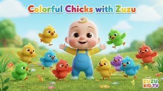 Colorful Chicks With Zuzu Nursery Rhyme, Toddler Fun, And Learning Colors